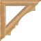 Ekena Millwork Balboa Traditional Rough Sawn Bracket, Western Red Cedar, 6"W x 44"D x 44"H BKT06X44X44BOA01RWR - alternate 3